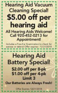 coupon for hearing aid vacuum and cleaning