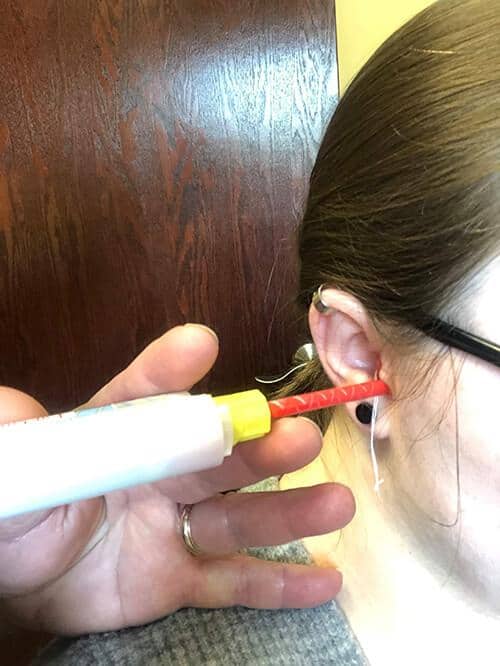 taking an ear impression