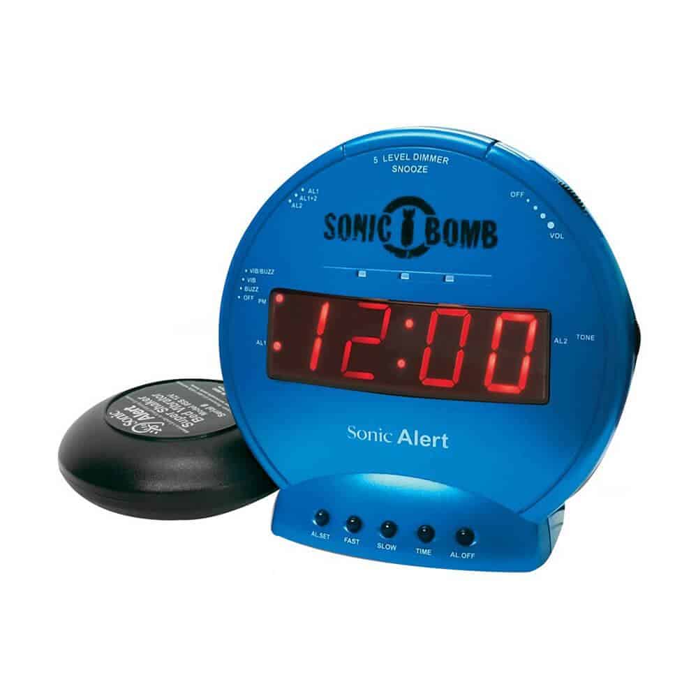 Sonic Bomb vibrating alarm clock